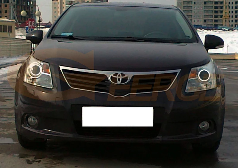 Для Toyota Avensis T270 2009 2010 2011 предлицевая сторона отличный ультра яркий CCFL ангельские