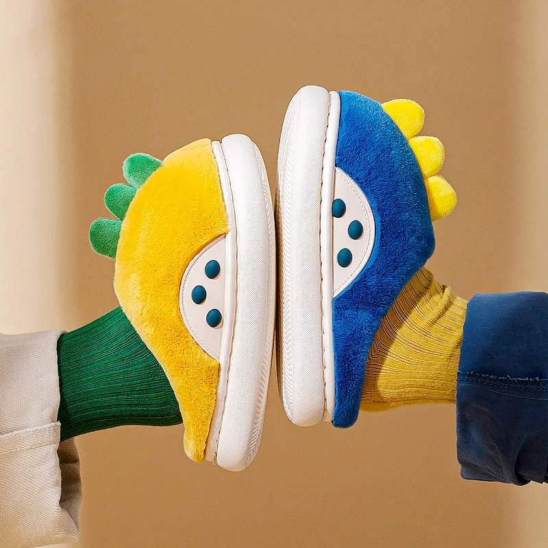 

Winter Women Slippers New Baby Girls Cotton Slippers Children's Cute Plush Slippers Boys Home Indoor Shoes Furry Kids Shoes