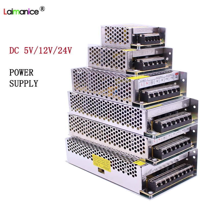 Источник питания переменный ток 110-220 В в постоянный 5 12 24 2A 3A 5A 10A 20A 30A