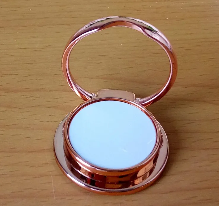 Copper 10 шт./лот, металлическое кольцо на палец, подставка для мобильного телефона, смартфона, держатель для сублимационной печати чернил - Цвет: Copper