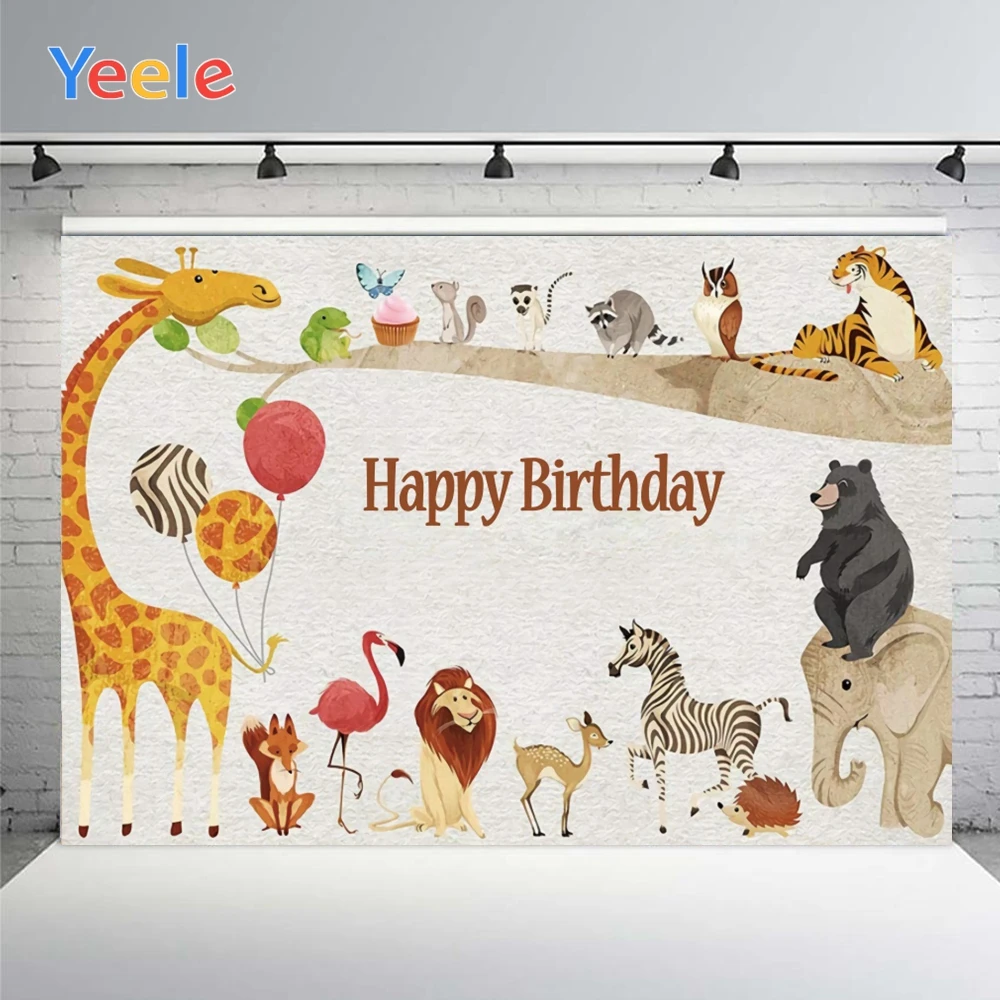 Yeele Жираф Животные фото фон Фотофон фотостудия для дня рождения детский душ на