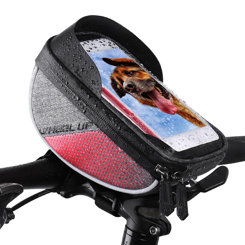 Велосипедная Рама сумка велосипедная с чувствительным сенсорным экраном из ТПУ