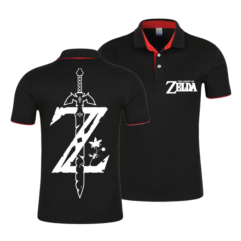 Поло Спортивная рубашка унисекс для взрослых чистый хлопок с принтом логотипа