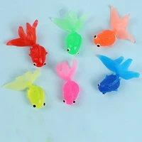 5pcsset kids soft rubber gold fish baby bath toys for children simulation mini goldfish water toddler fun swimming beach gifts