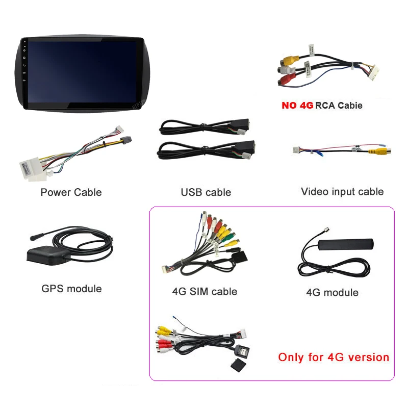 Автомагнитола 2 din 8 ядер Android 11 для Smart Fortwo Forfour 435 2014 15 -2019 навигация GPS DVD