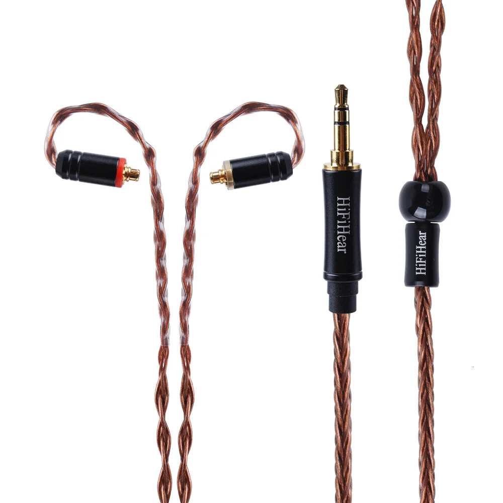 AK HiFiHear 8 Core посеребренный Модернизированный кабель 2,5/3,5 мм сбалансированный кабель с MMCX/2pin разъем для ZS10 Pro TRN X6