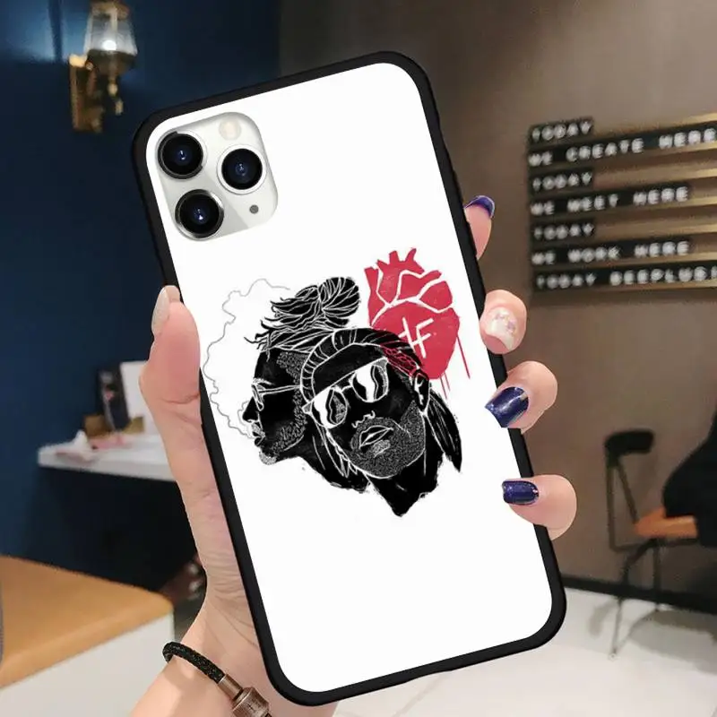 

PNL Rapper star singer cool fashion Phone Case for iPhone 11 12 pro XS MAX 8 7 6 6S Plus X 5S SE 2020 XR Soft silicone