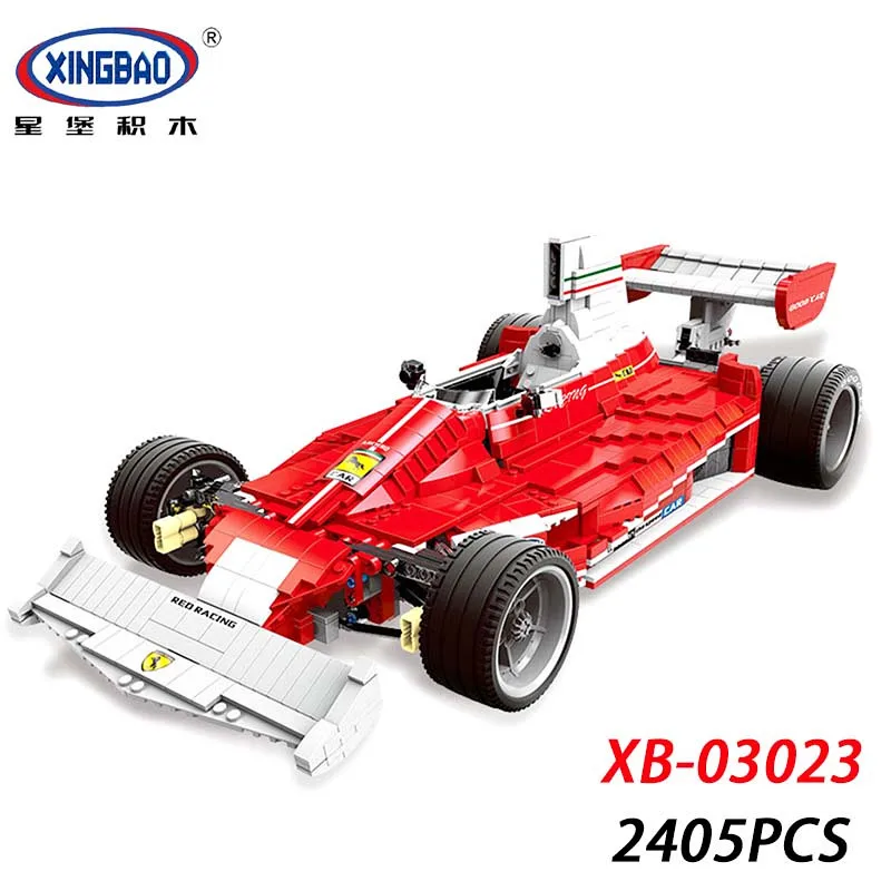 XB03023 XINGBAO Technic Dream Car серии гоночный автомобиль набор строительных блоков Кирпичи техника Модель автомобиля игрушки для детей - Цвет: XB03023