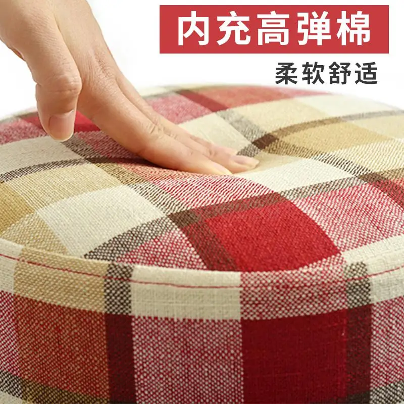 Стул из массива дерева модный креативный стул для дивана низкий ткани семейного