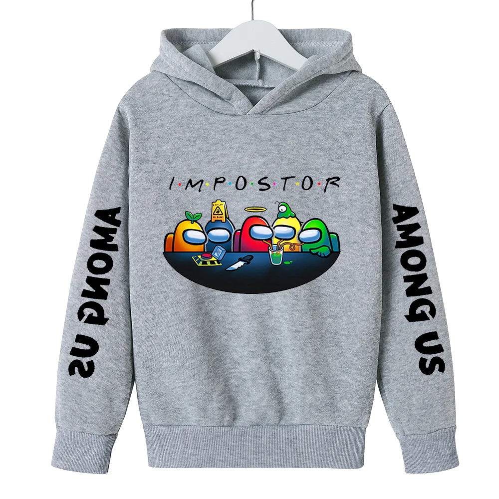 

Among Them, Our Hoodie Spring and Autumn Harajuku Anime Kids Sweatshirt Girl Cartoon Pattern Boy Super Dalian Hoodie Cotton Pull