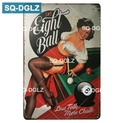 [SQ-DGLZ] LAS VEGAS металлический знак бар Настенный декор оловянный знак винтажный Бар Паб Настенный декор живопись покер таблички Боулинг Арт плакат - Цвет: 0460