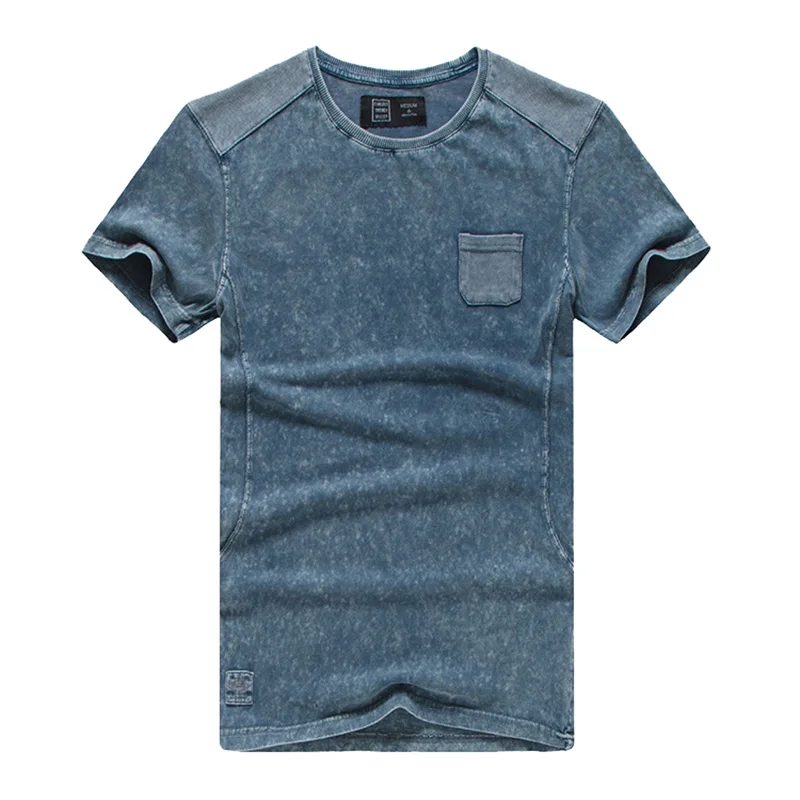 

Брендовая мужская футболка с коротким рукавом, летние дизайнерские винтажные облегающие повседневные футболки из 100% хлопка, мужские футбо...