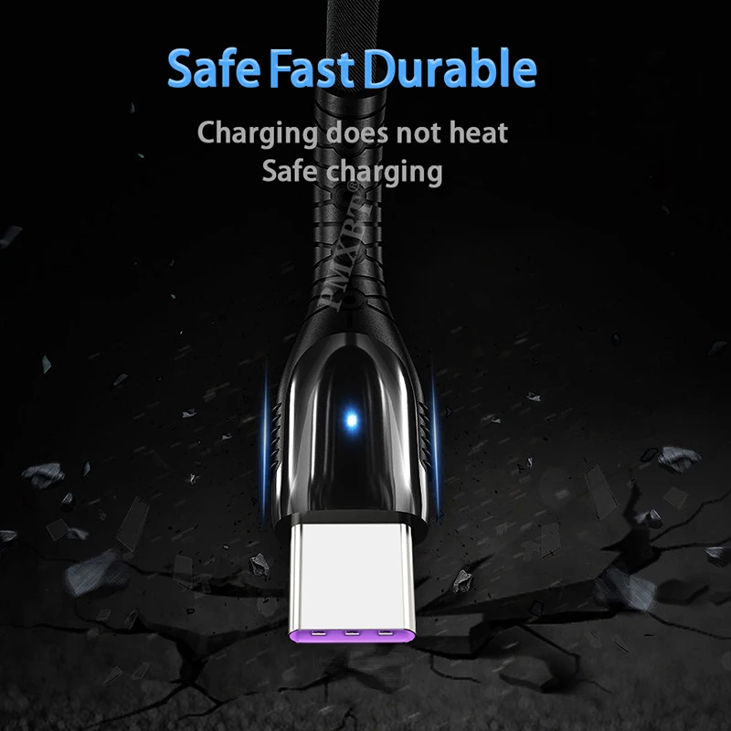 5А USB C кабель QC 4 0 3 SCP зарядное устройство для Huawei P40 P30 Mate 30 20 Pro Supercharge Быстрая