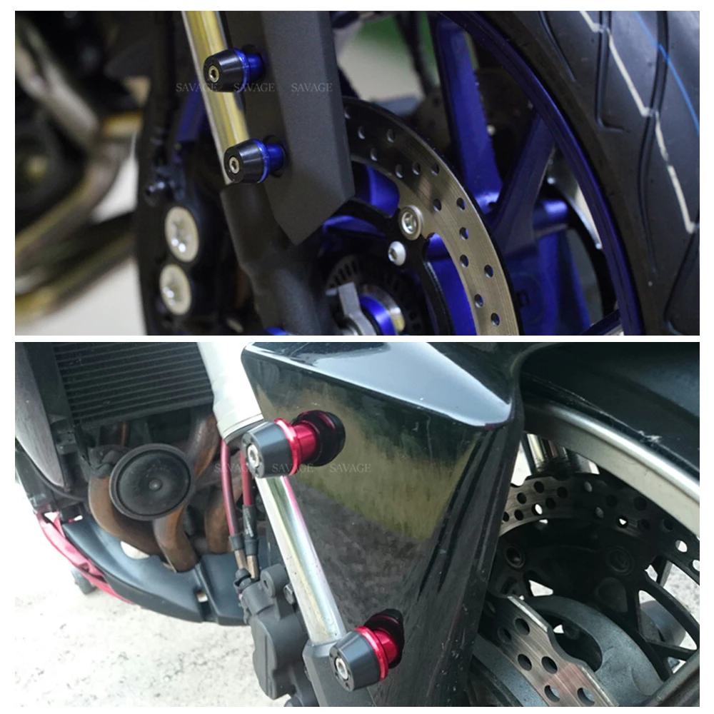 Переднее крыло протектор вилки слайдер болт для SUZUKI GSF 600/650/1200/1250 BANDIT GSX650F TL1000S SV650