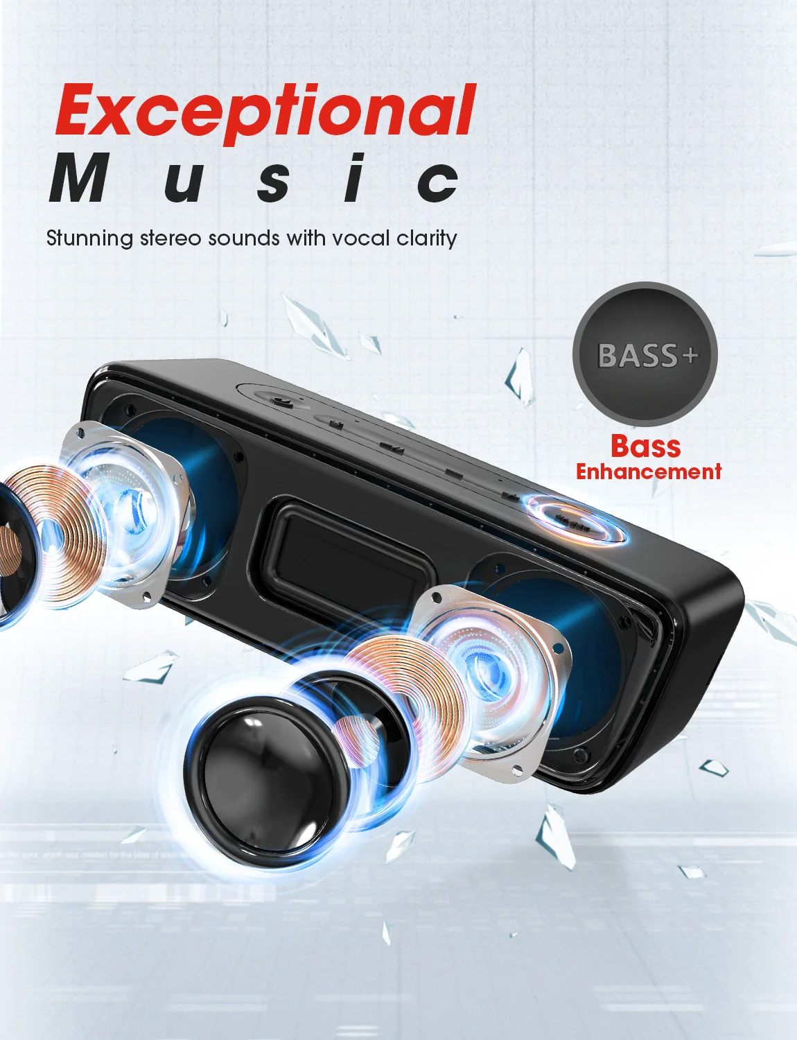 Mpow Soundhot R6 беспроводной Bluetooth V4.2 динамик IPX7 водонепроницаемый TWS сопряжение динамик 24 ч Время воспроизведения Hi-Fi стерео для улицы