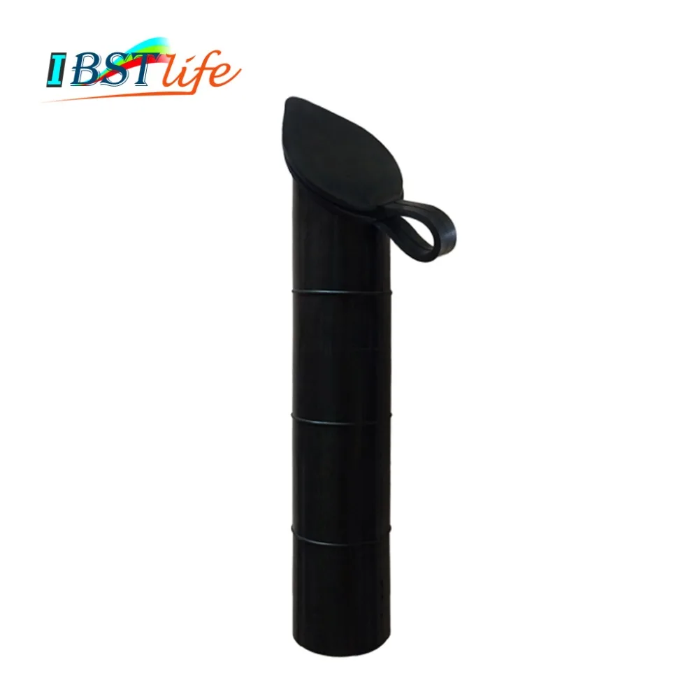 

IBST LIFE Black color 30 degree Fishing Rod holder Inner Sleeve Rod Pod Rubber Cap Tube Liner