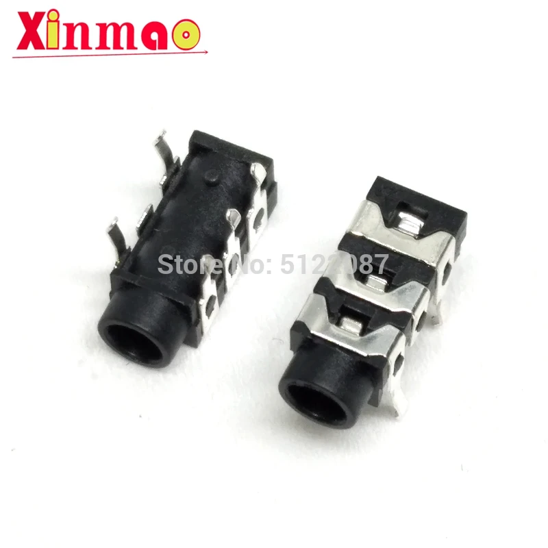 

Разъем для наушников PJ313, 3,5 мм, 5 контактов, 10 шт.