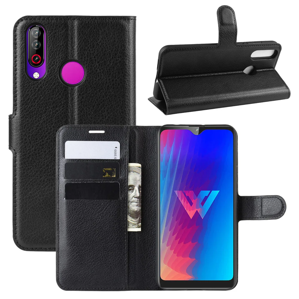 Micgita Case For LG W30 Card Slots Lichee Pattern Phone Cases Cover Flip Wallet Stand PU Leather Bags Book Style | Мобильные