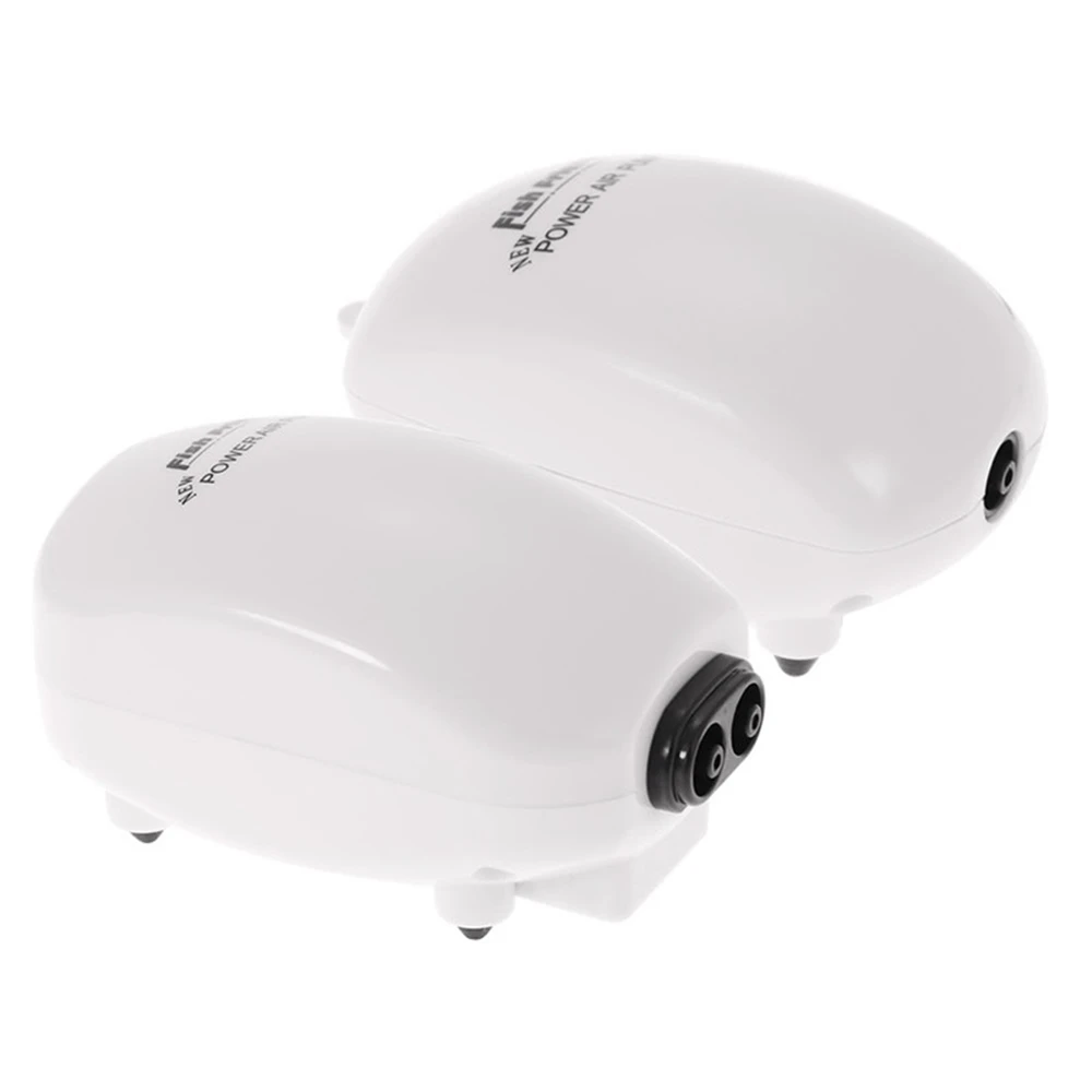 Бесшумный аквариумный воздушный насос мини компрессор кислородный один двойной