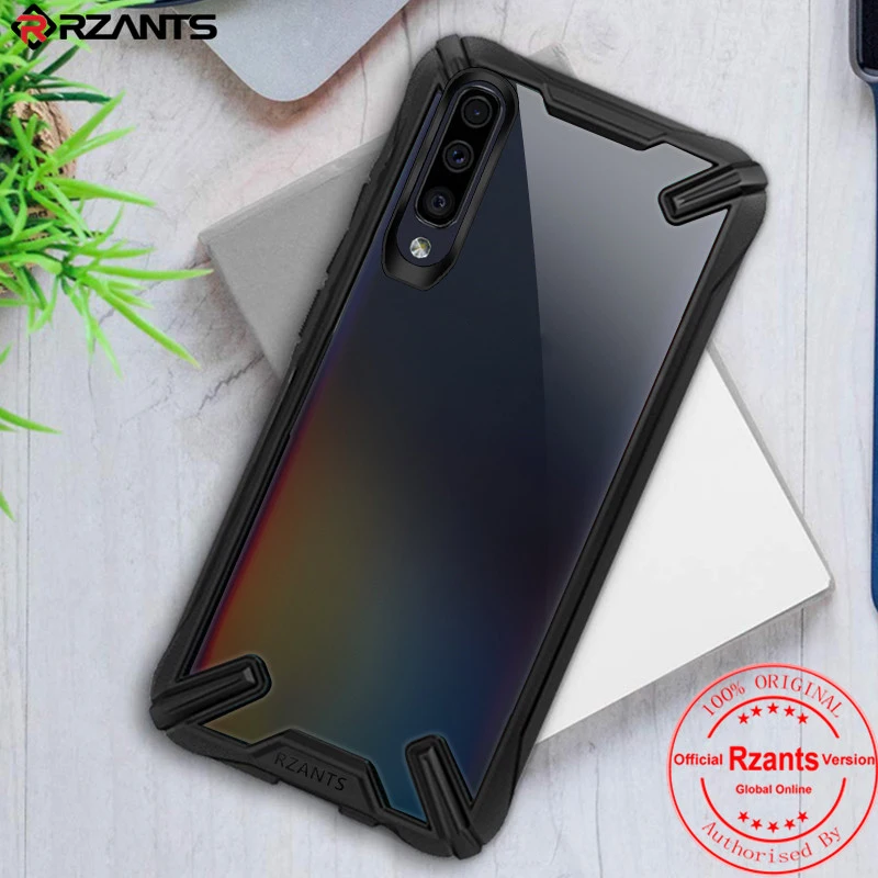 Военный противоударный чехол с подушкой безопасности для samsung Galaxy A50/A50S/A30S прозрачный акриловый+ ТПУ защитный чехол