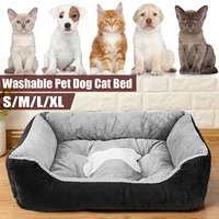 pet bed warm pet products for small medium large dog soft pet bed for dogs washable house for cat puppy cotton kennel mat