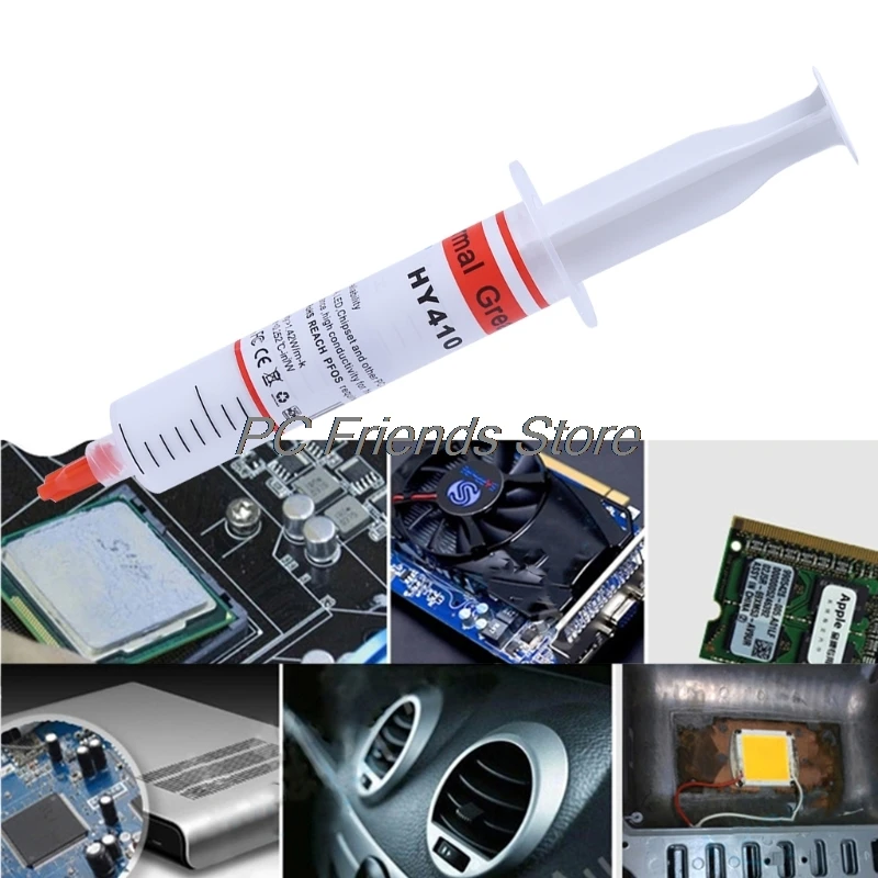 Термальная смазка 30 г белая для чипсета CPU охлаждающий состав силиконовая паста |