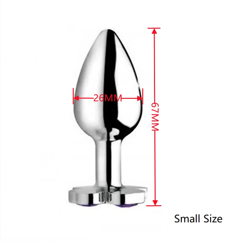 Новинка маленький размер четырехлистный клевер металлическая Анальная пробка 12