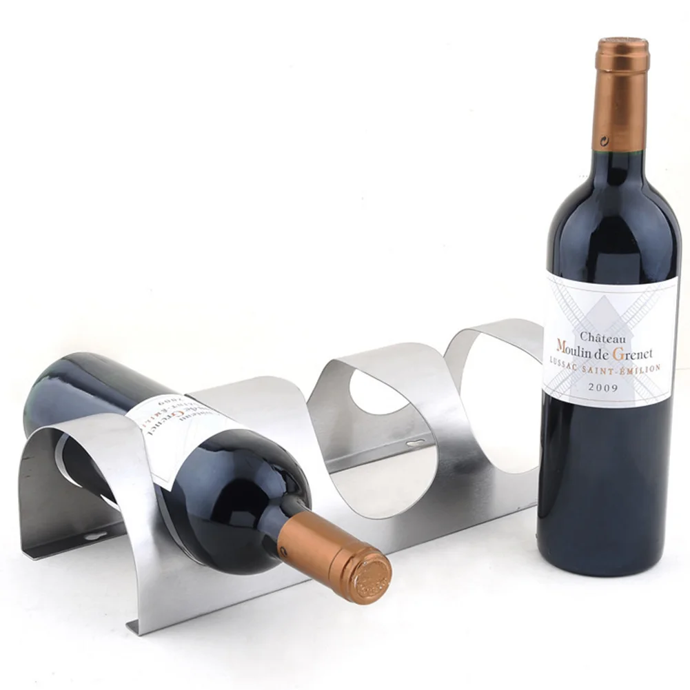 Подставка для кухни стойка из нержавеющей стали хранения вина держатель бутылок