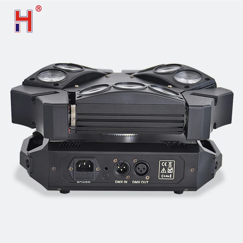 Лира светодиодный паук луч 9X12W RGBW классический 3X3W вращающийся светильник