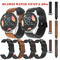 22mm silicone leather straps watchband wristband for samsung gear s3for huawei watch gt gt2 amazfit gtr 47mm smart wriststrap