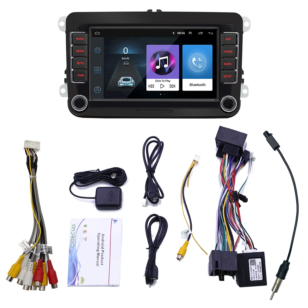 $74.73 Android Car Multimedia Player 2 Din 7