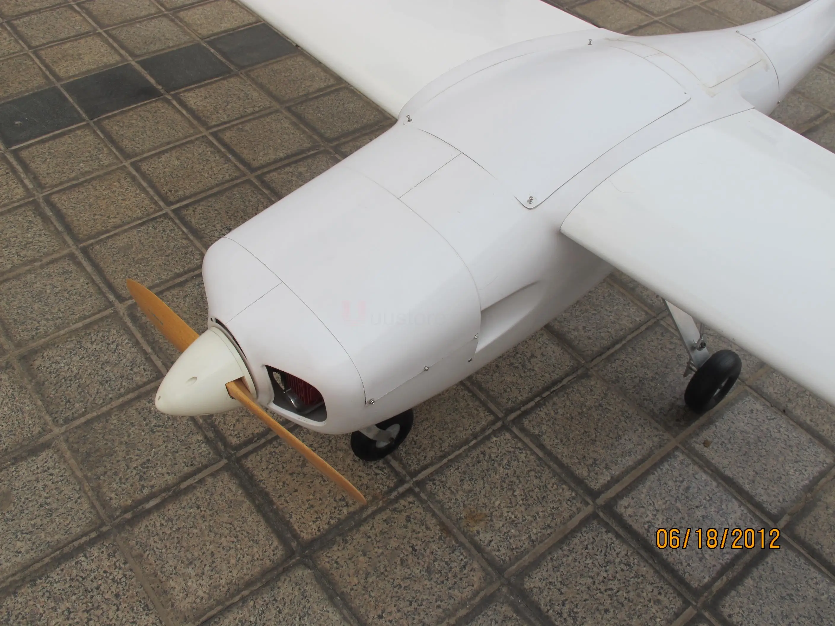 

FPVOK UAV Gas Powered 2.6m Wingspan Requirement 50-80cc engine Modle Airplane