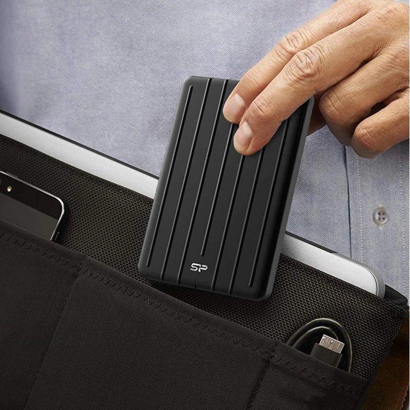 Внешний SSD накопитель Silicon Power Bolt B75 Pro SP512GBPSD75PSCK 512GB USB 3.2 Type-C 2.5&quot Black | Компьютеры и