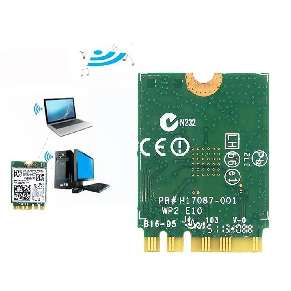 

Suitable For Lenovo T440 X240 Y40 Y70 Y50 7260AC wireless 4.0 card 04X6007 network 4.0 Bluetooth-compatible F2F4