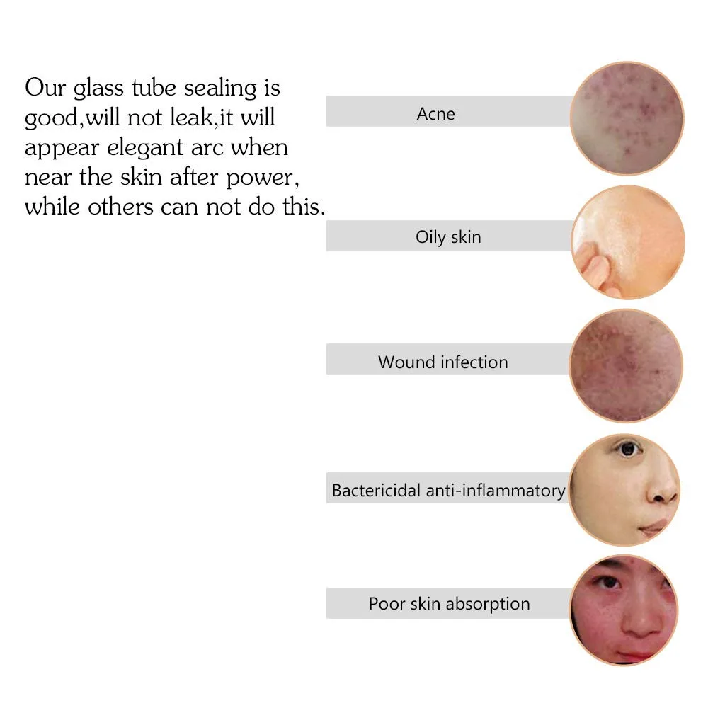 4 шт. высокочастотный массажер для лица