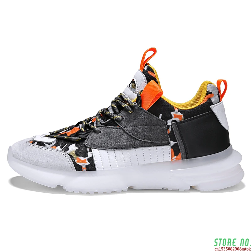 Respirável de Alta Masculinos de Renda Novos Sapatos Esportivos Masculinos Leve Iluminado Confortável Flexibilidade Resistente Tênis 2021
