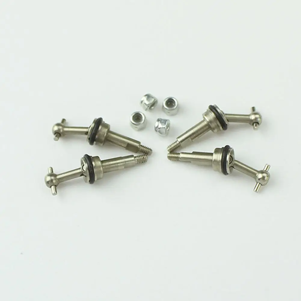 

4pcs 1:28 Mosquito Car RC Metal Upgrade Fitting For Wltoys K989 K969 K999 Auxiliary Factory Metal Dog Bone P929-20 Drive Shaft