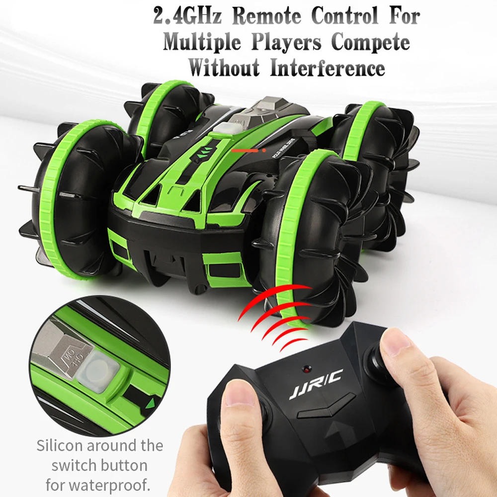 360 Поворот 2 стороны водонепроницаемый Вождение на воде и земле амфибия