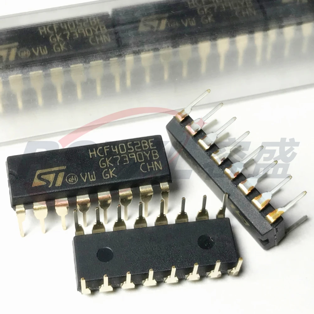 HCF4052BE HCF4052B HCF4052 4052 DIP 16P новый оригинальный 10 шт./лот|Интегральные схемы| |