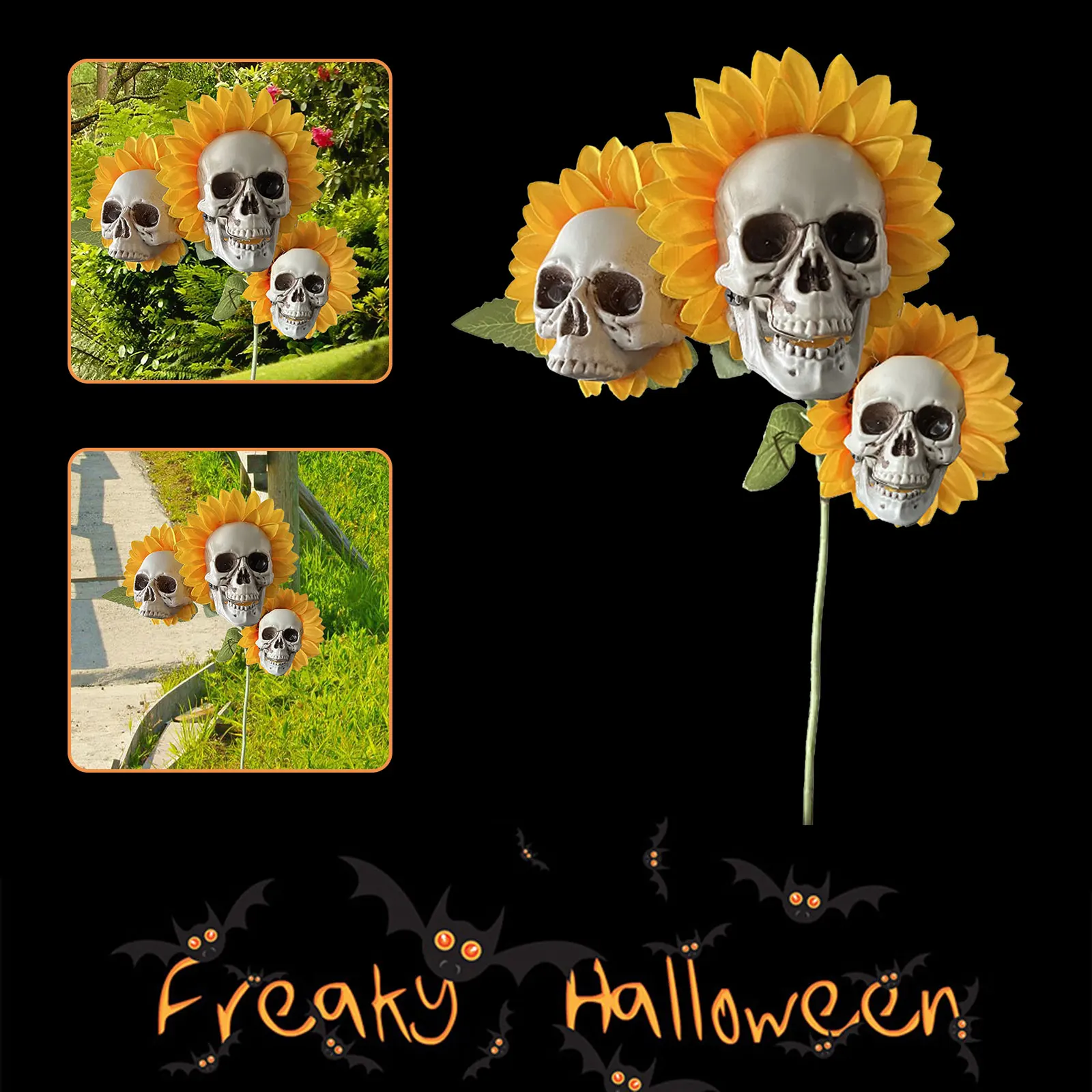 

Искусственные цветы подсолнуха, украшение для сада, уличное украшение для двора