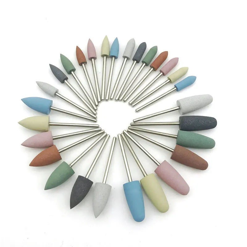 Силиконовая насадка для полировки ногтей стоматологическая силиконовая резина 1