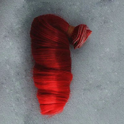 1 шт. 15 см * 100 вьющиеся волосы для куклы подходит шарнирных кукол 1/3 1/4 парики