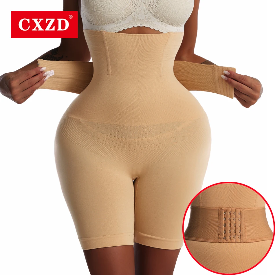 

CXZD Women Shapewear Faja Tummy Control Panties Hight Waist Body Shaper Adjustable Waist Cincher Girdle Shorts Waist Trainer