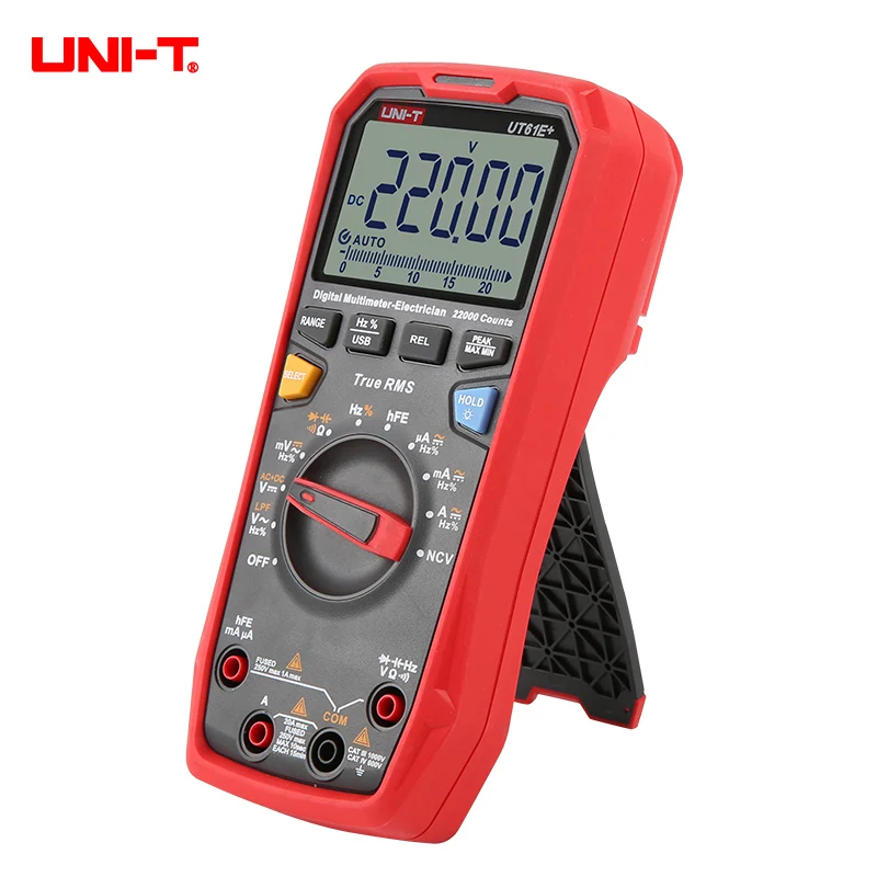 Цифровой мультиметр UT61E Plus UNI T отсчетов USB тестер с автоматическим выбором