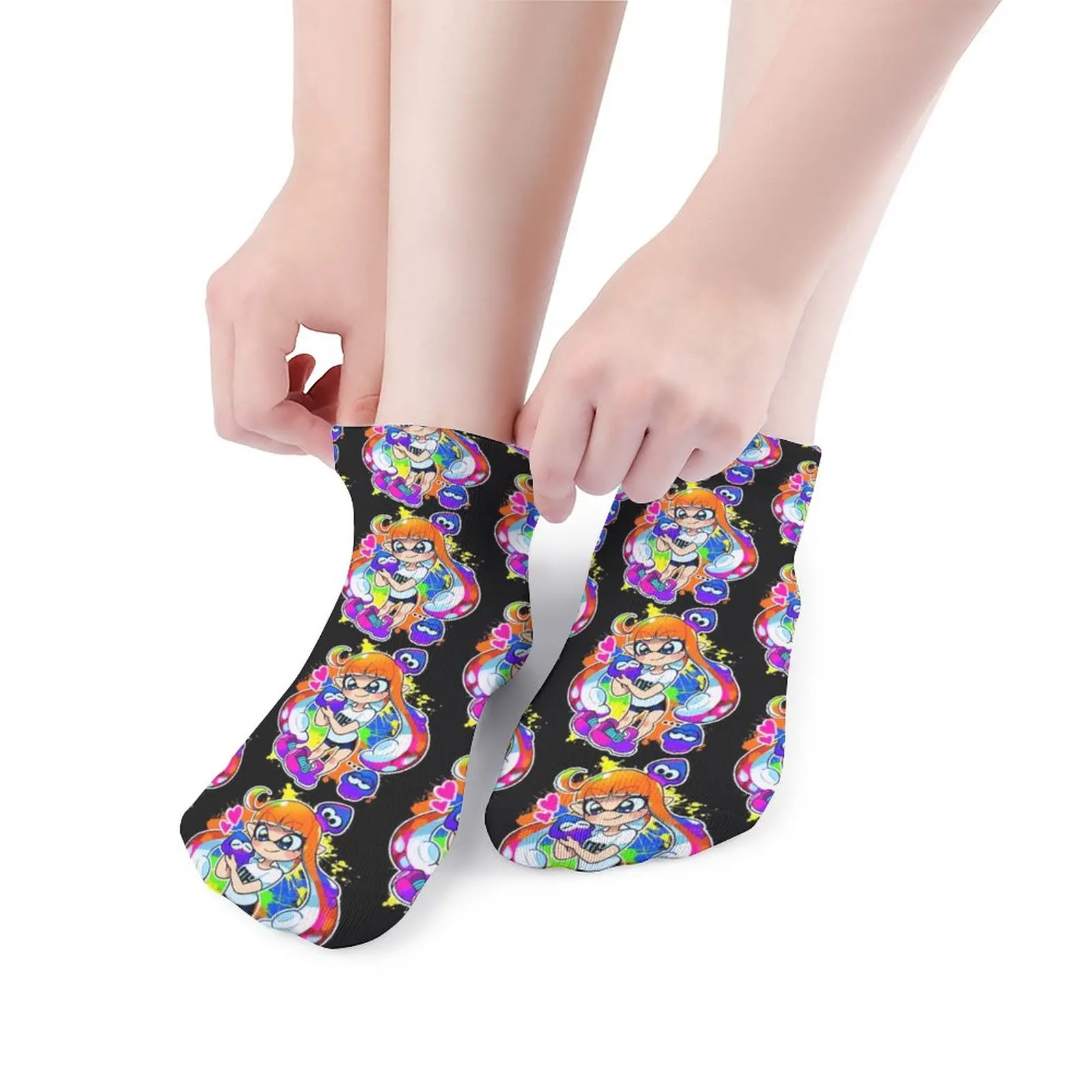 

Splatoon Socks Photo Cute Socks Antiskid Climbing Ladies Large Chemical Fiber Socks