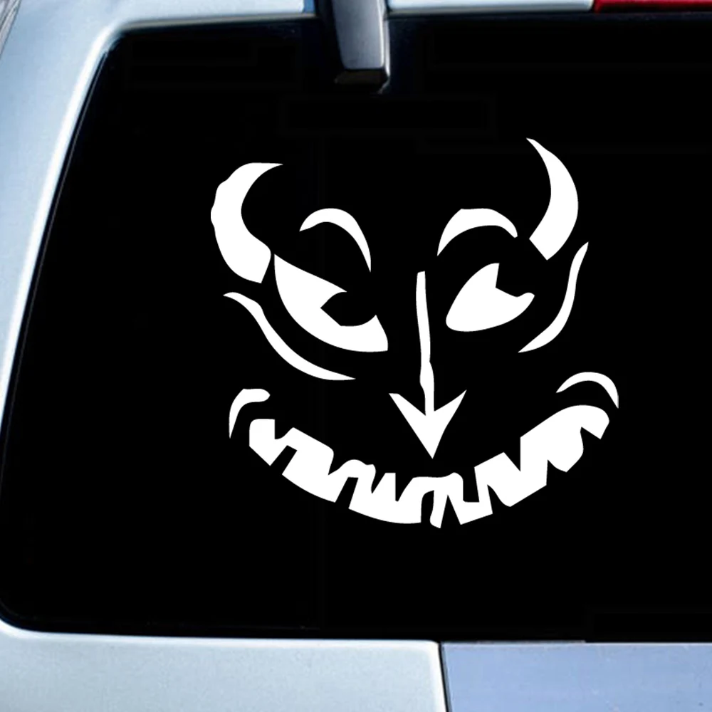 

All Saints' Day pumpkin A face Cartoon Wacky expressions Stickers Ussr Offroad Suv Waterproof Accessories