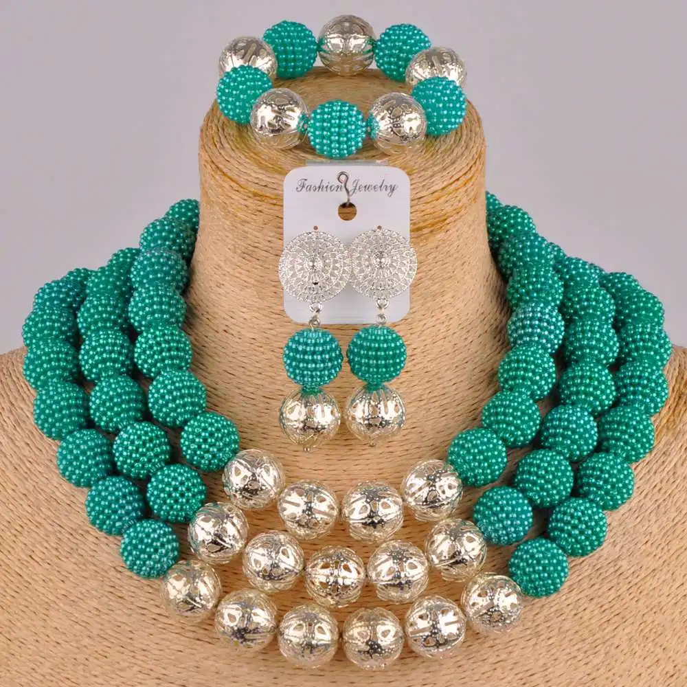 Фиолетовый и серебряный костюм ожерелье Африканский набор имитация жемчуга