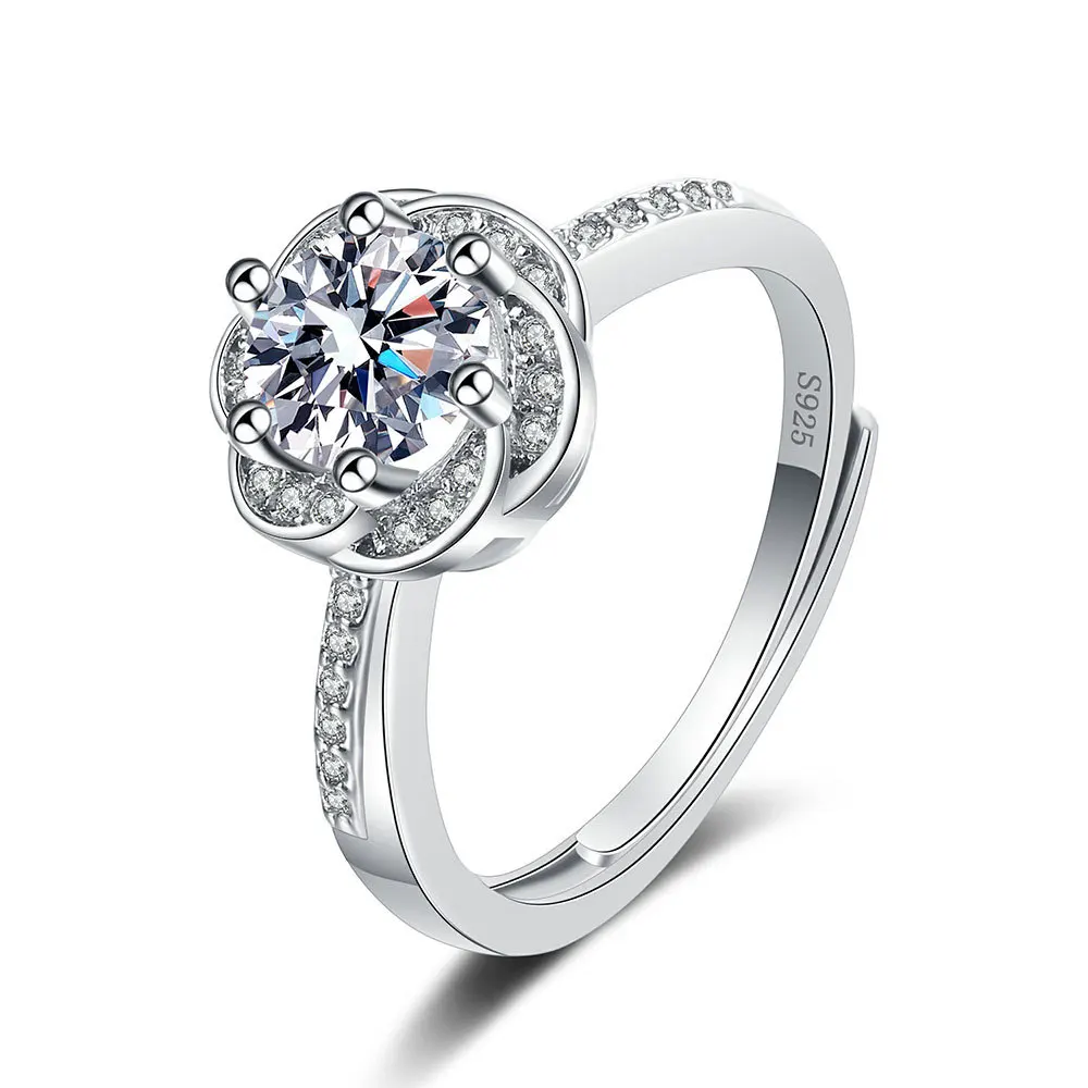 

Женское кольцо из серебра 925 пробы, с шестью крапанами