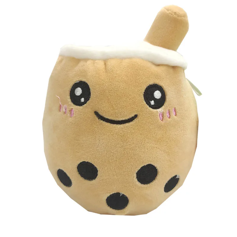 

18cm Flip Two-sided Plush Toy Double milk tea Stuffed Plushine Doll Kawaii Cute Soft Surprise Birthday For Kids Baby Boy Girls