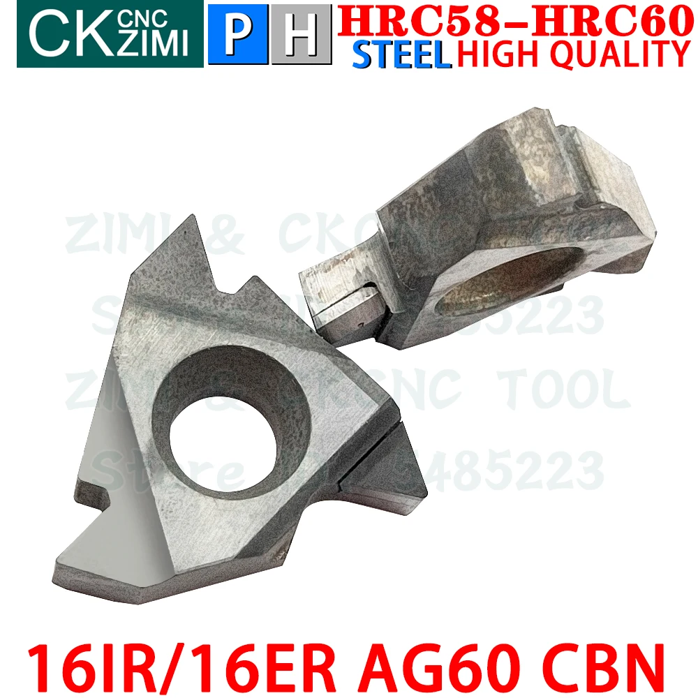 16IR AG60 CBN 16ER кубический нитрид бора вставки Внутренние Внешние резьбовые Токарные